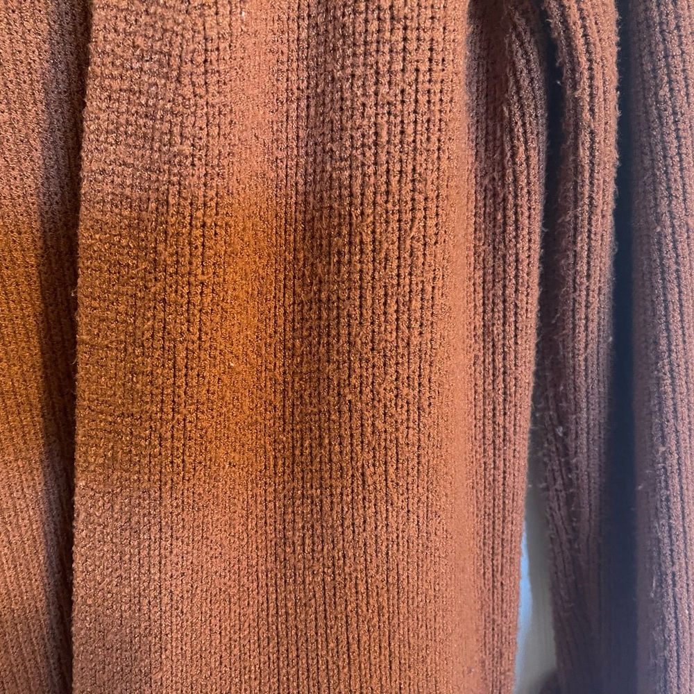Long Rust Cardigan from Cyrus - Picture 3 of 5